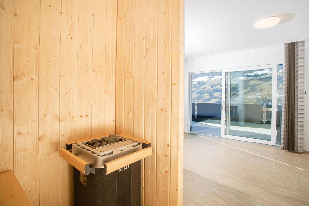 H21 - Modernes Ferienhaus auf 3 Ebenen mit Panorama-Dachterrasse und Sauna - 400m zum Lift Spieljochbahn Fügen Exterior foto